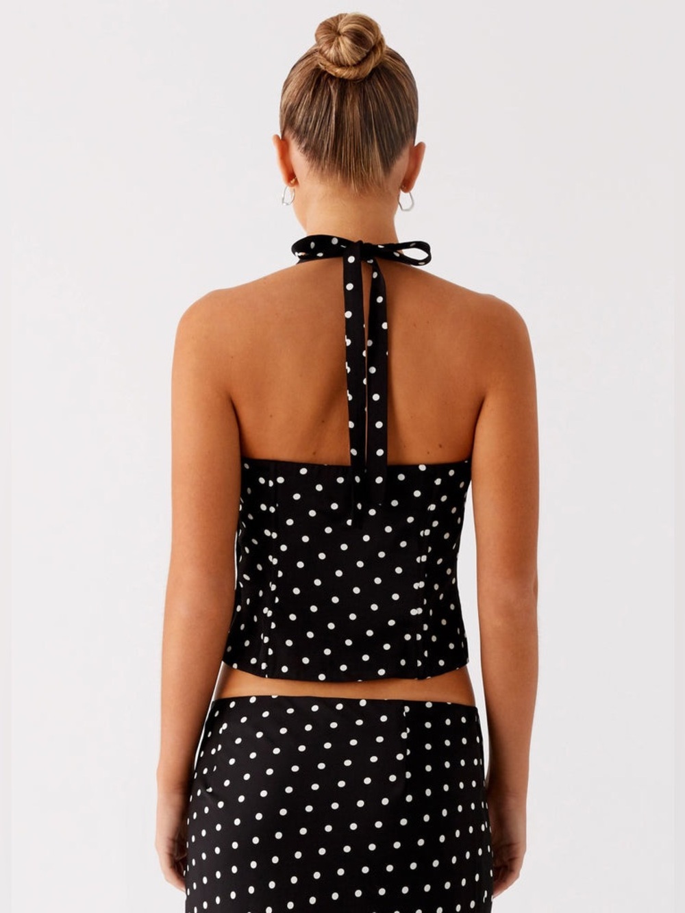 Peppermayo Breanne Skirt Set - Black Polka Dot - Picture 3 of 6